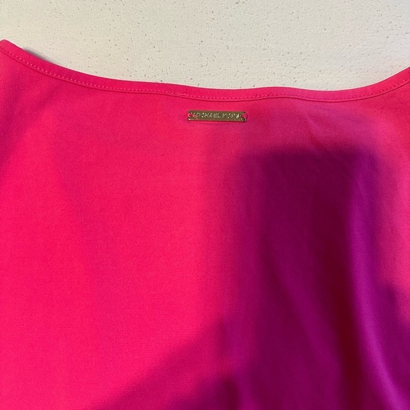 Michael Kors Pink Relaxed Cap Sleeve Blouse - Picture 5 of 8